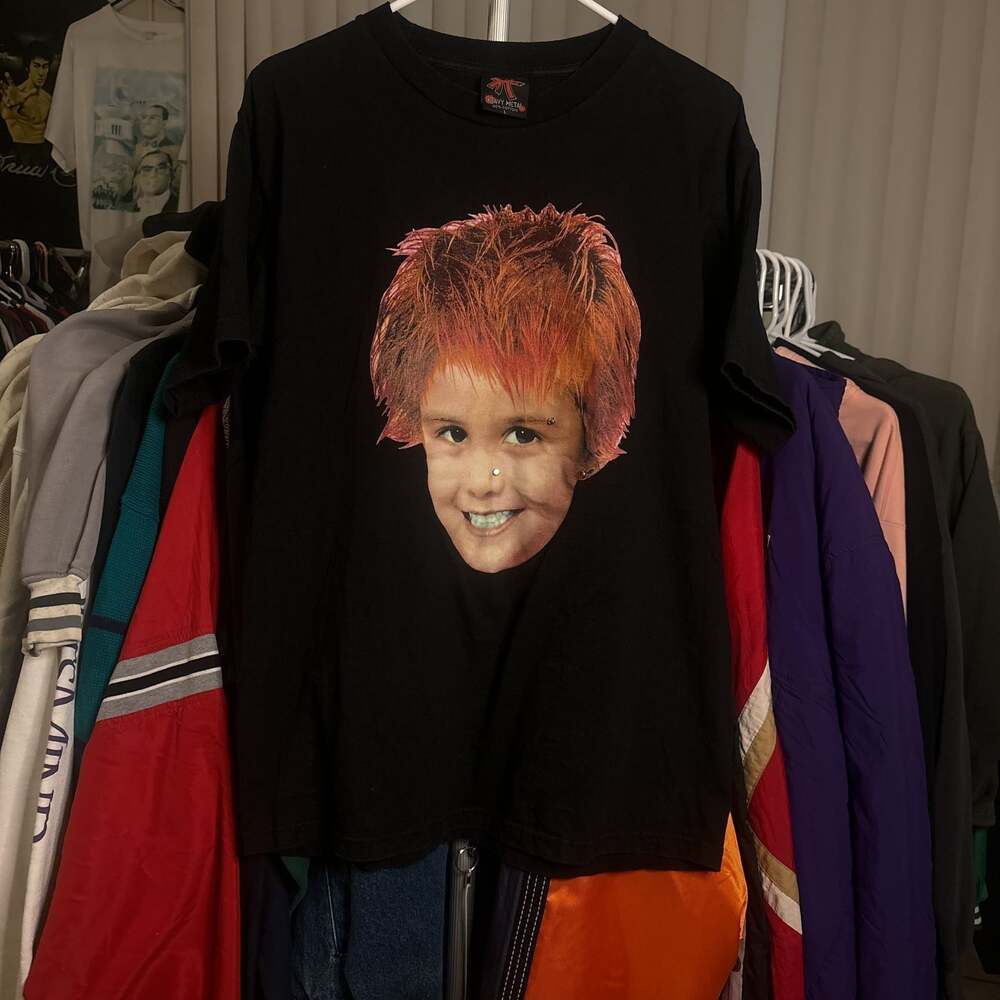 Tee × Vintage BABY FACE Punk Tee BY Heavy Metal